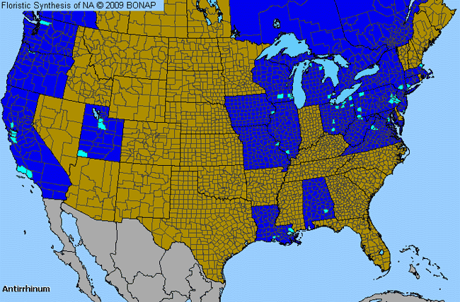 Allergies By County Map For Snapdragon