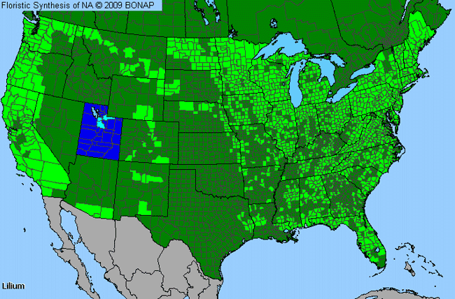 Allergies By County Map For Lily