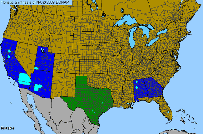 Allergies By County Map For Pistachio