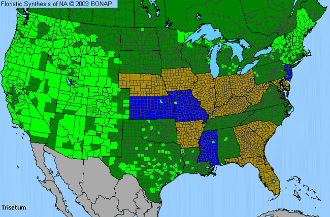 Allergies By County Map For False Oat