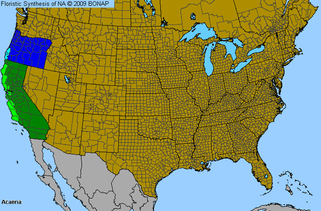 Allergies By County Map For Biddy-Biddy