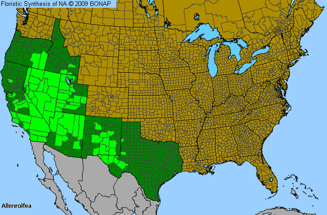 Allergies By County Map For Iodinebush