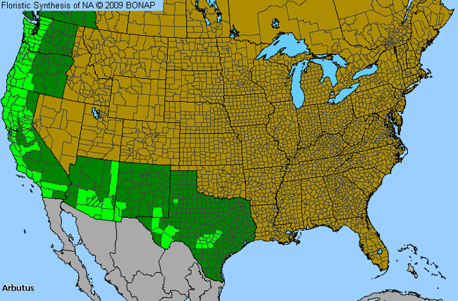 Allergies By County Map For Madrone