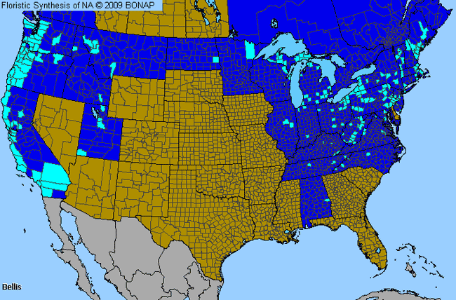 Allergies By County Map For Lawndaisy