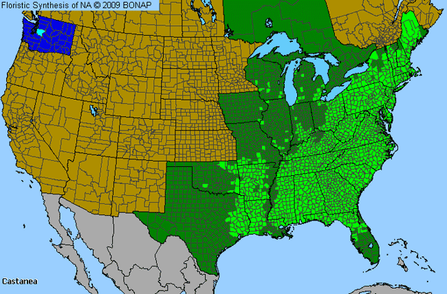 Allergies By County Map For Chestnut