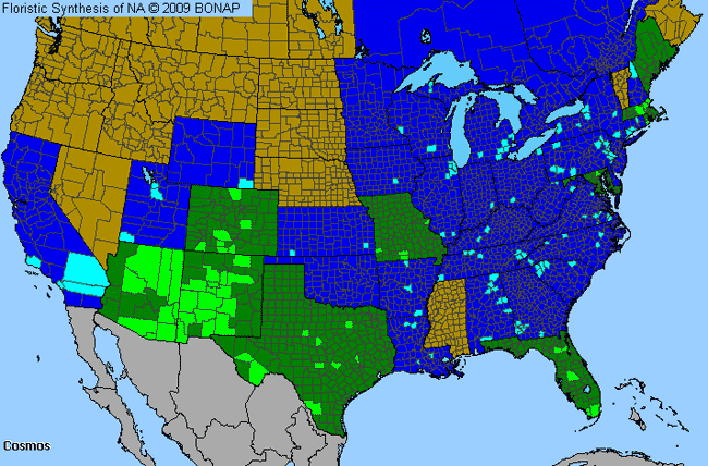 Allergies By County Map For Cosmos