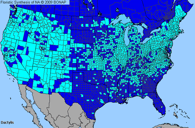 Allergies By County Map For Orchard Grass