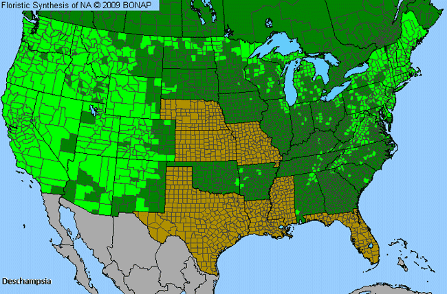 Allergies By County Map For Hair Grass