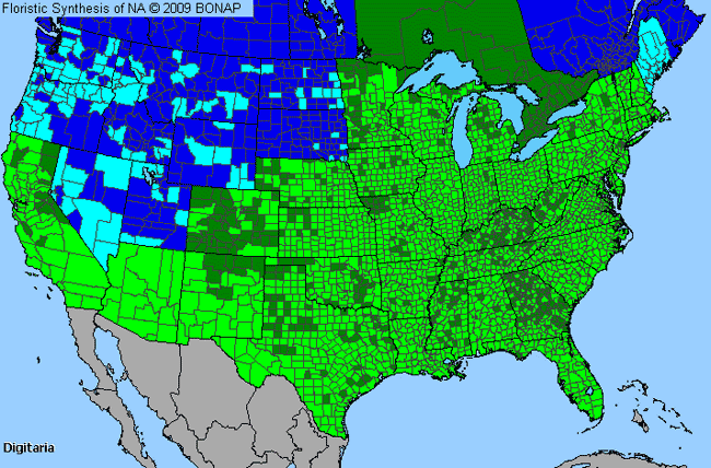 Allergies By County Map For Crab Grass