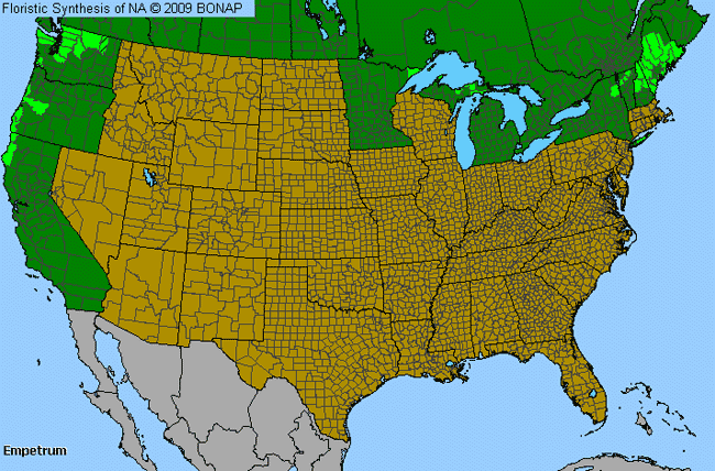 Allergies By County Map For Crowberry