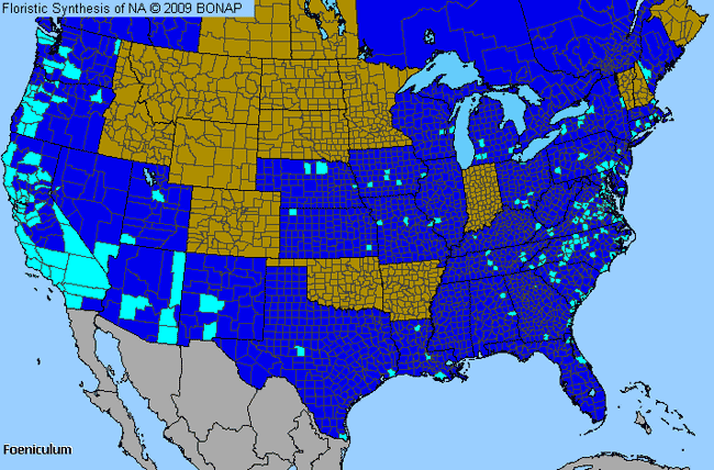 Allergies By County Map For Fennel