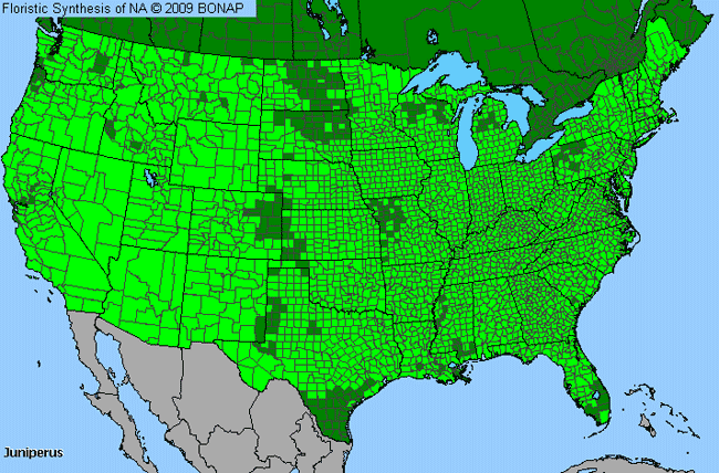 Allergies By County Map For Juniper