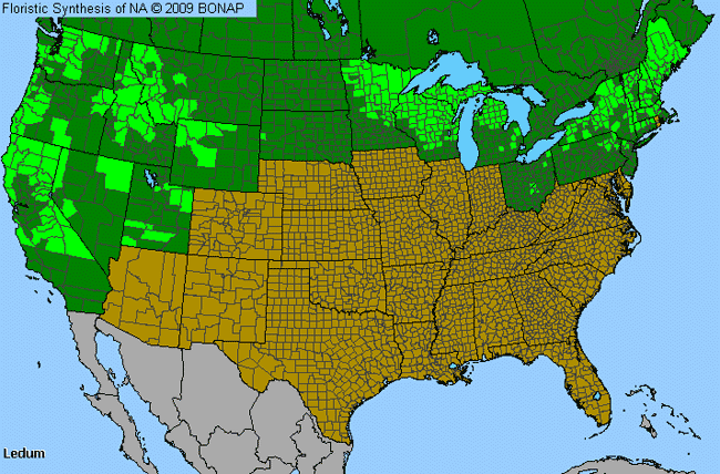 Allergies By County Map For Labrador-Tea