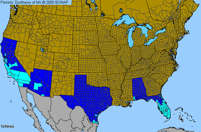 Allergies By County Map For Peppertree