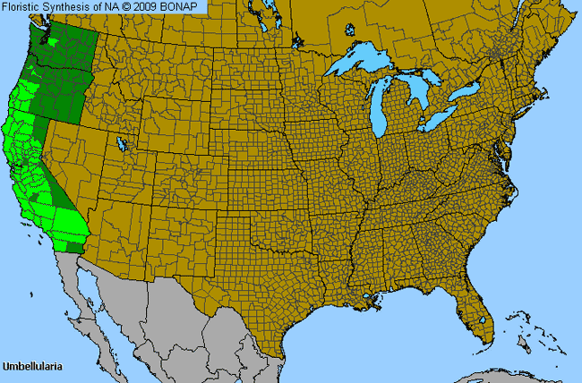 Allergies By County Map For California-Laurel