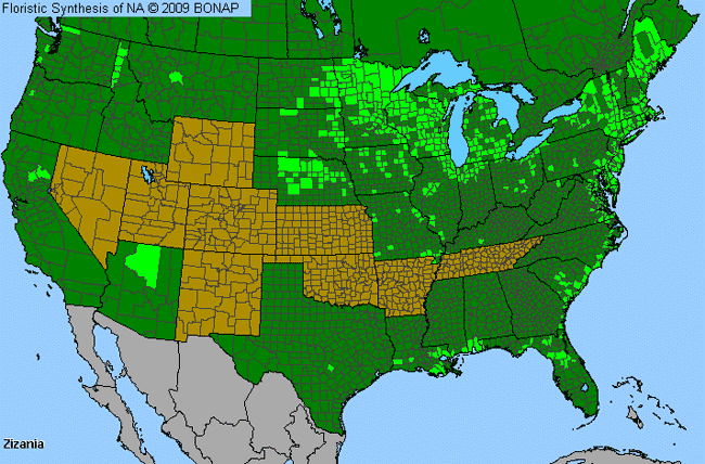 Allergies By County Map For Wild Rice