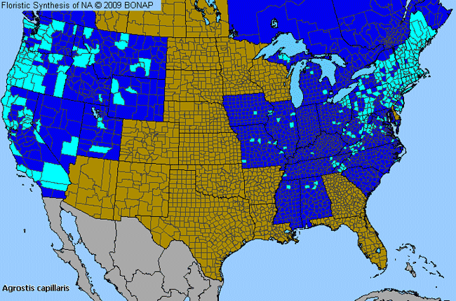 Allergies By County Map For Colonial Bent