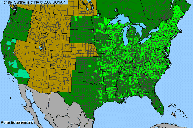 Allergies By County Map For Upland Bent