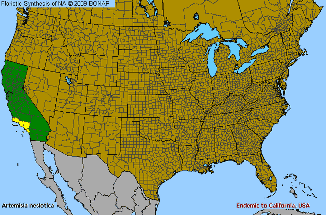 Allergies By County Map For Island Sagebrush