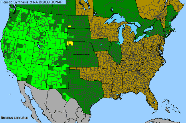 Allergies By County Map For California Brome