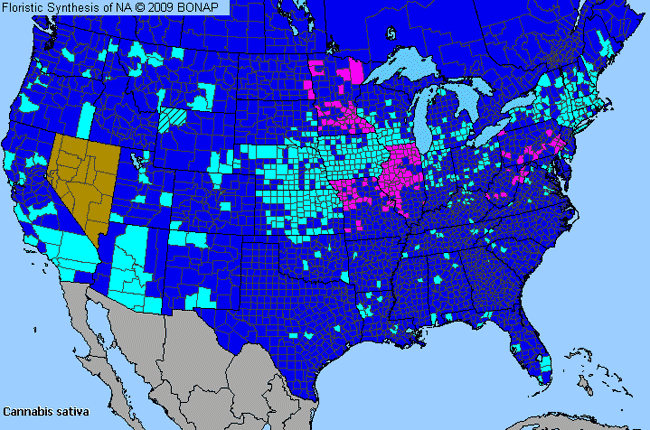 Allergies By County Map For Hemp