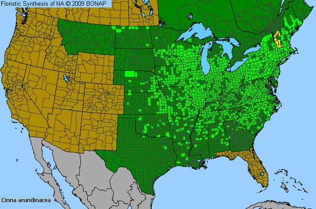 Allergies By County Map For Sweet Wood-Reed