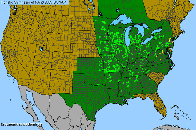 Allergies By County Map For Pear Hawthorn