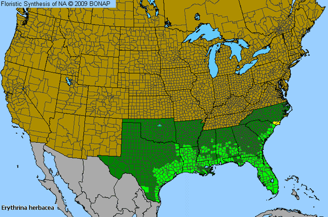 Allergies By County Map For Red-Cardinal