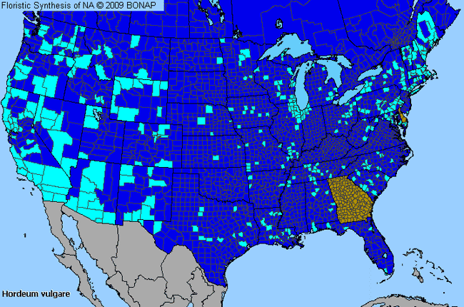 Allergies By County Map For Common Barley