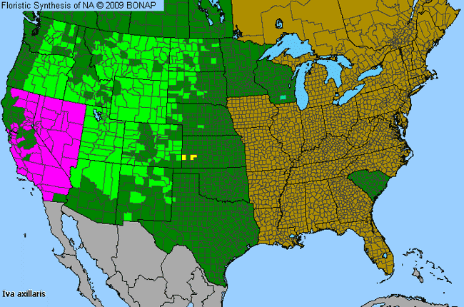 Allergies By County Map For Deer-Root