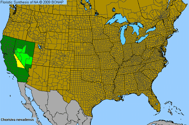 Allergies By County Map For Nevada Marsh-Elder