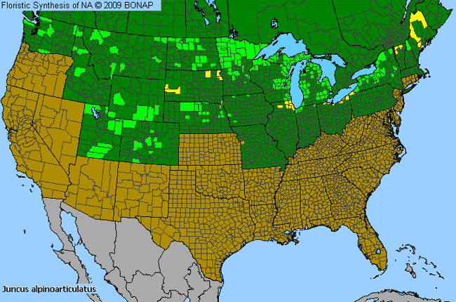 Allergies By County Map For Northern Green Rush