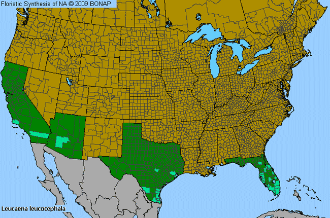 Allergies By County Map For White Leadtree