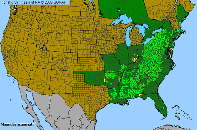 Allergies By County Map For Cucumber-Tree