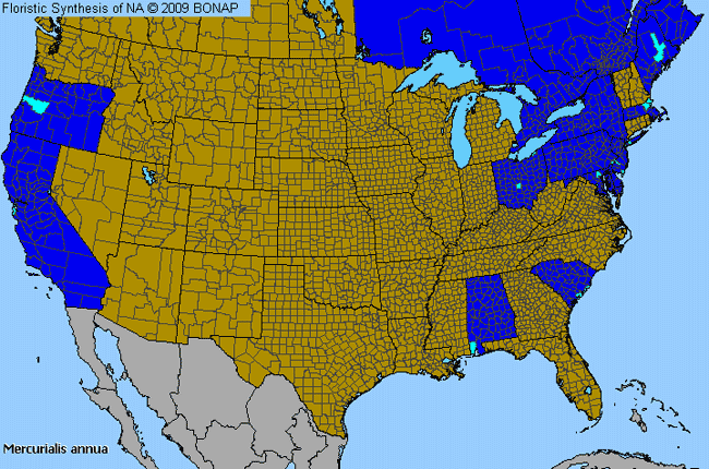 Allergies By County Map For Annual Mercury