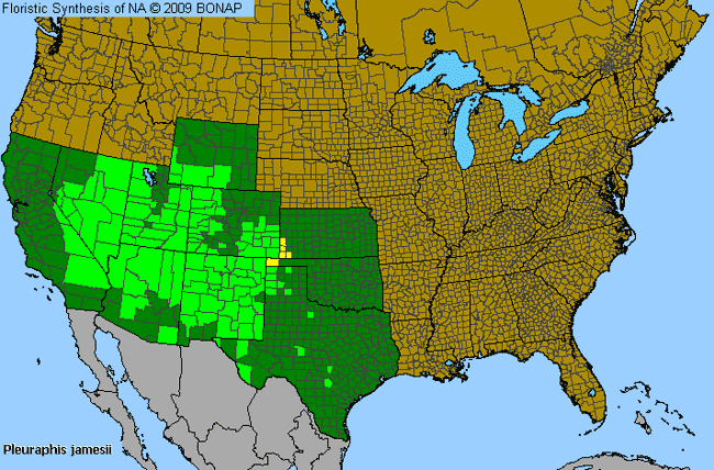 Allergies By County Map For James' Galleta