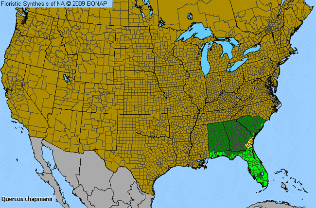 Allergies By County Map For Chapman's Oak