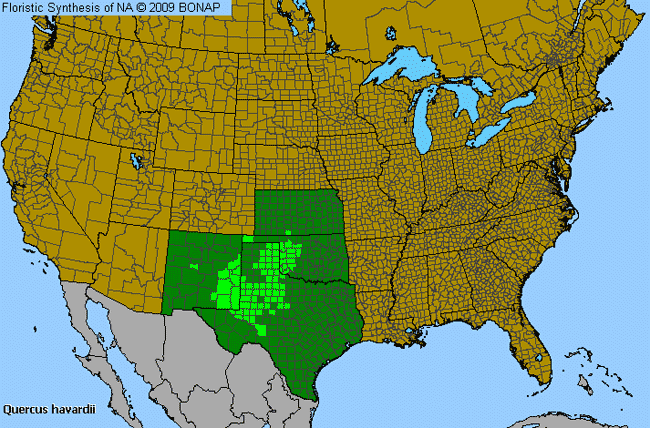 Allergies By County Map For Havard's Oak