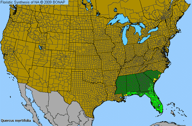 Allergies By County Map For Myrtle Oak