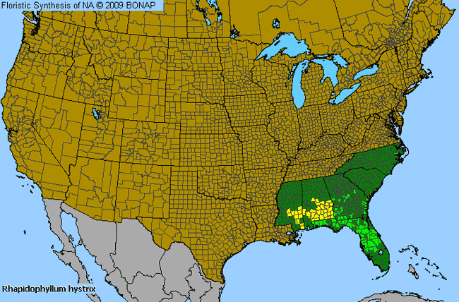 Allergies By County Map For Needle Palm