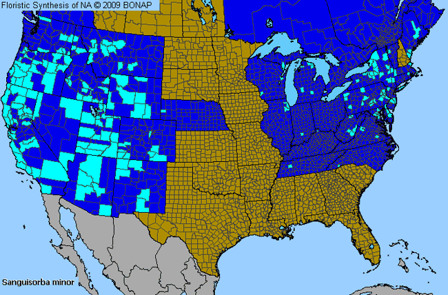 Allergies By County Map For Salad Burnet