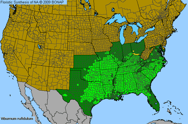 Allergies By County Map For Rusty Blackhaw