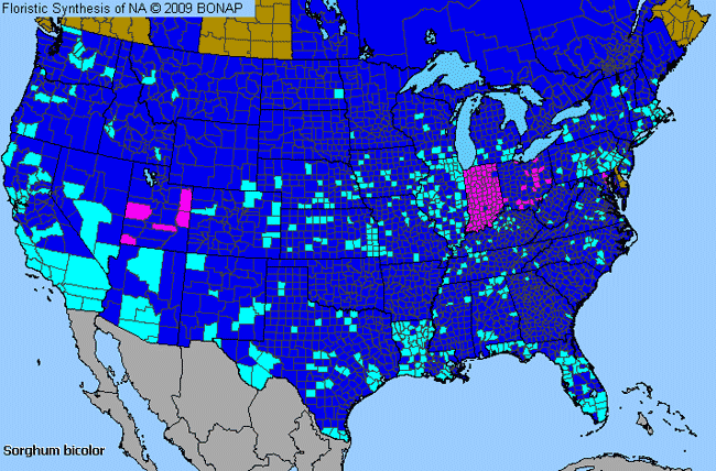 Allergies By County Map For Broom-Corn