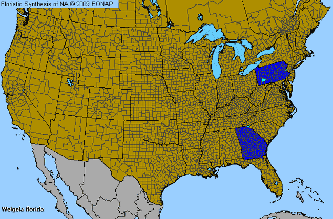 Allergies By County Map For Old-Fashioned Weigela